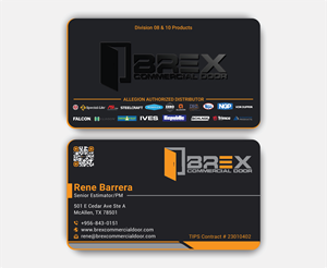 Visitenkarten-Design von DesignerShahadat für BREX Commercial Door | Design: #36381563