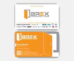 Visitenkarten-Design von DesignerShahadat für BREX Commercial Door | Design: #36381565