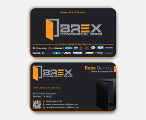 Visitenkarten-Design von DesignerShahadat für BREX Commercial Door | Design: #36385833