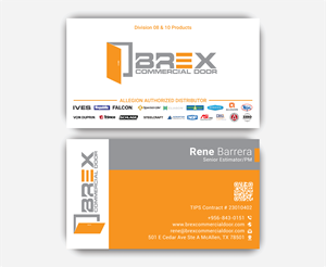 Visitenkarten-Design von DesignerShahadat für BREX Commercial Door | Design: #36389164