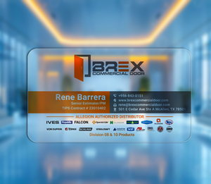 Visitenkarten-Design von DesignerShahadat für BREX Commercial Door | Design: #36391659