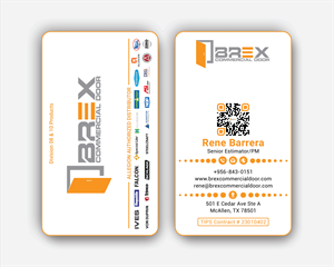 Visitenkarten-Design von DesignerShahadat für BREX Commercial Door | Design: #36395931