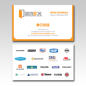 Visitenkarten-Design von YourLogoMaster für BREX Commercial Door | Design: #36389935