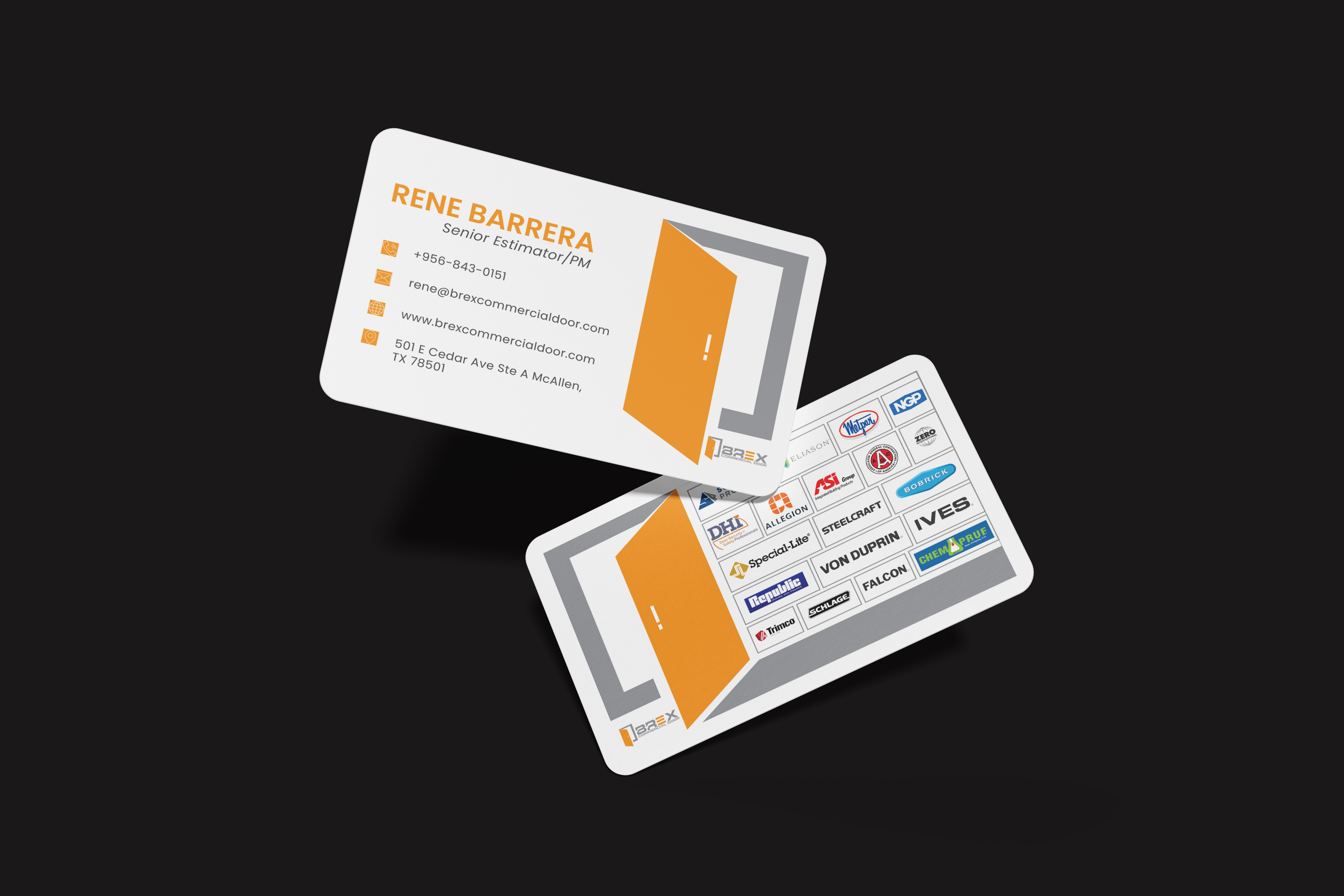 Visitenkarten-Design von Teja_1 für BREX Commercial Door | Design #36397611