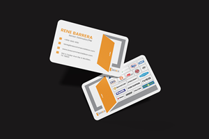 Business Card Design by Teja_1 for BREX Commercial Door | Design: #36397611