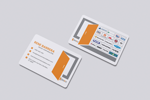 Business Card Design by Teja_1 for BREX Commercial Door | Design: #36397690