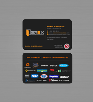 Business Card Design by Creations Box 2015 for BREX Commercial Door | Design #36392504