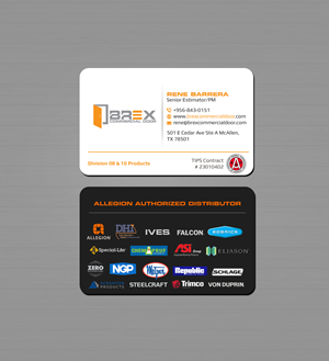 Business Card Design by Creations Box 2015 for BREX Commercial Door | Design: #36392506