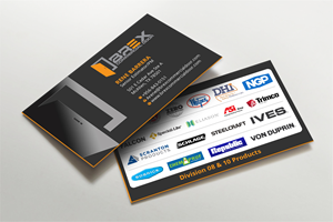 Business Card Design by LAXMI DESIGNHUB for BREX Commercial Door | Design: #36379040