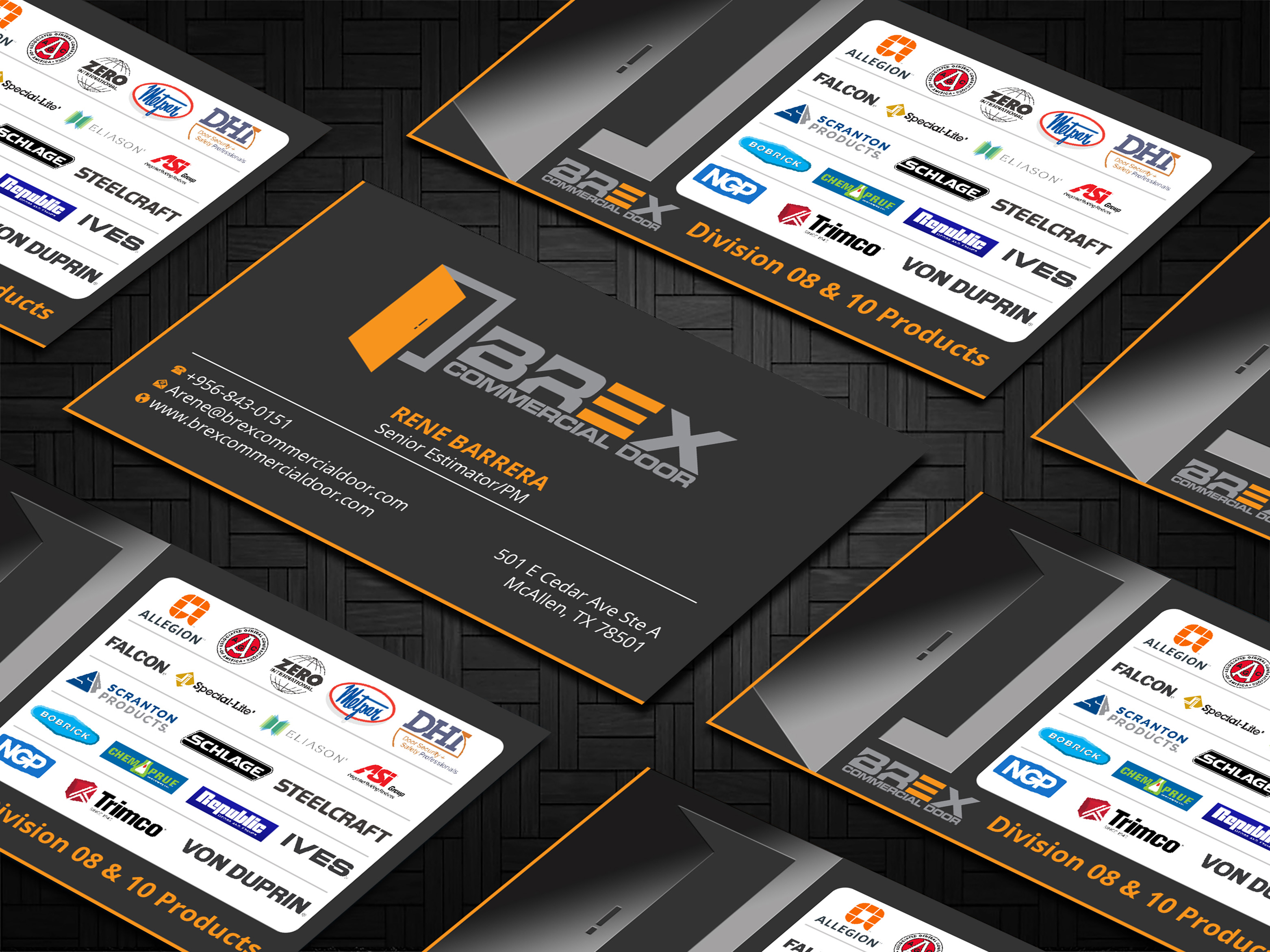 Visitenkarten-Design von LAXMI DESIGNHUB für BREX Commercial Door | Design #36379136