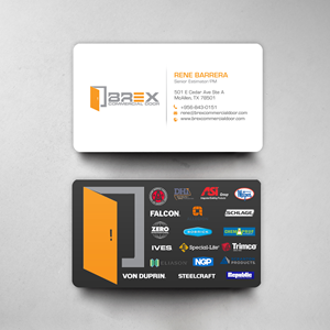 Business Card Design by chandrayaan.creative for BREX Commercial Door | Design: #36385697