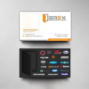 Business Card Design by chandrayaan.creative for BREX Commercial Door | Design: #36385732