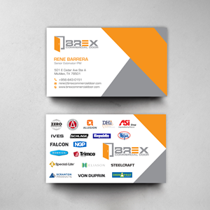 Business Card Design by chandrayaan.creative for BREX Commercial Door | Design: #36392971