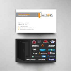 Business Card Design by chandrayaan.creative for BREX Commercial Door | Design: #36392978