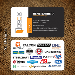 Business Card Design by SL Designer for BREX Commercial Door | Design: #36393573