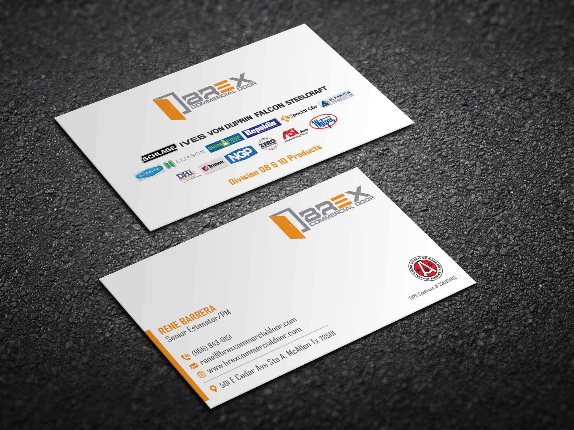 Business Card Design by Magic of Art for BREX Commercial Door | Design #36380853