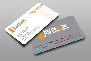 Business Card Design by Uttom 2 for BREX Commercial Door | Design: #36383199