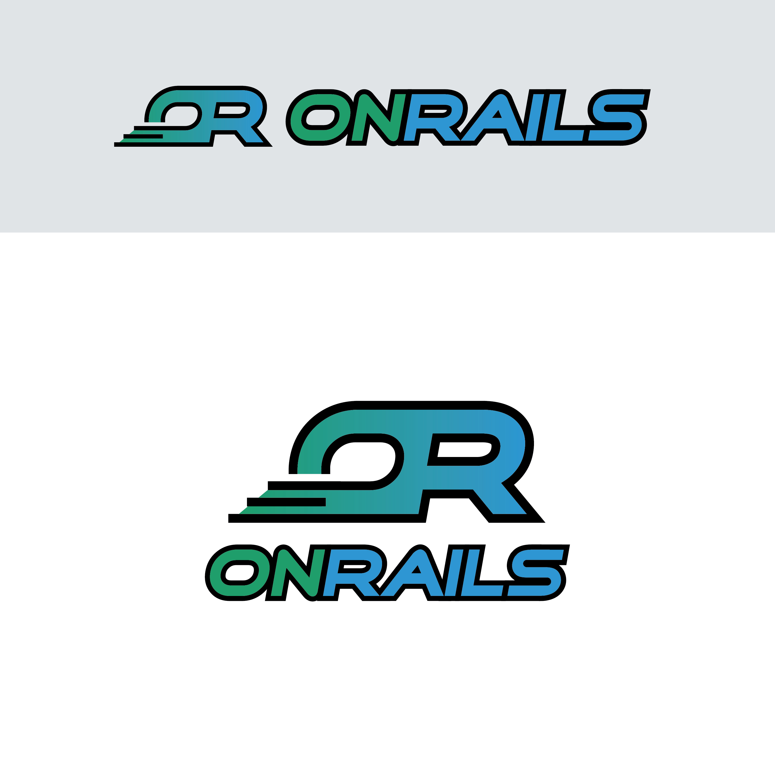 Diseño de Logo por kfade para On Rails | Diseño #36391472