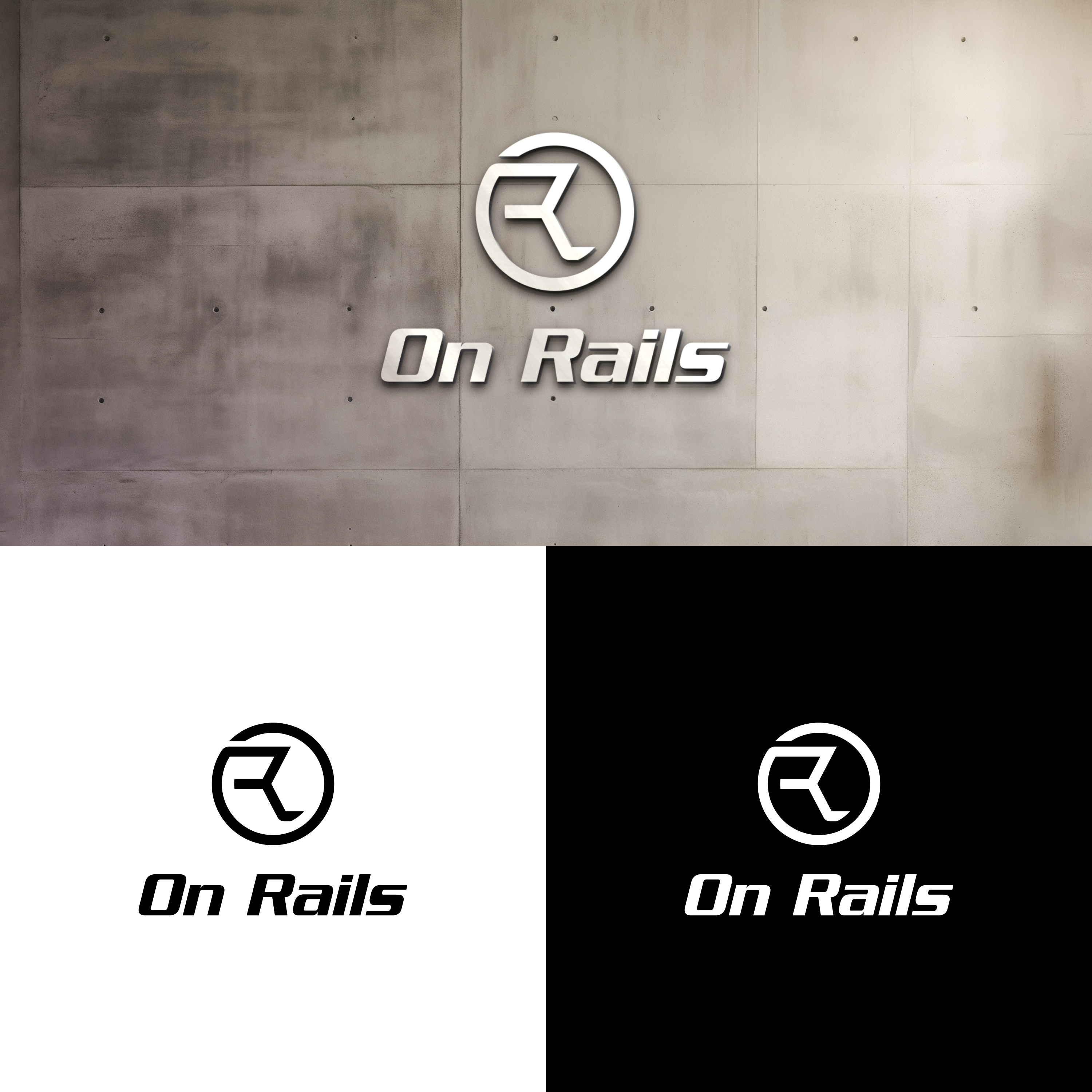 Diseño de Logo por syad666 para On Rails | Diseño #36381865