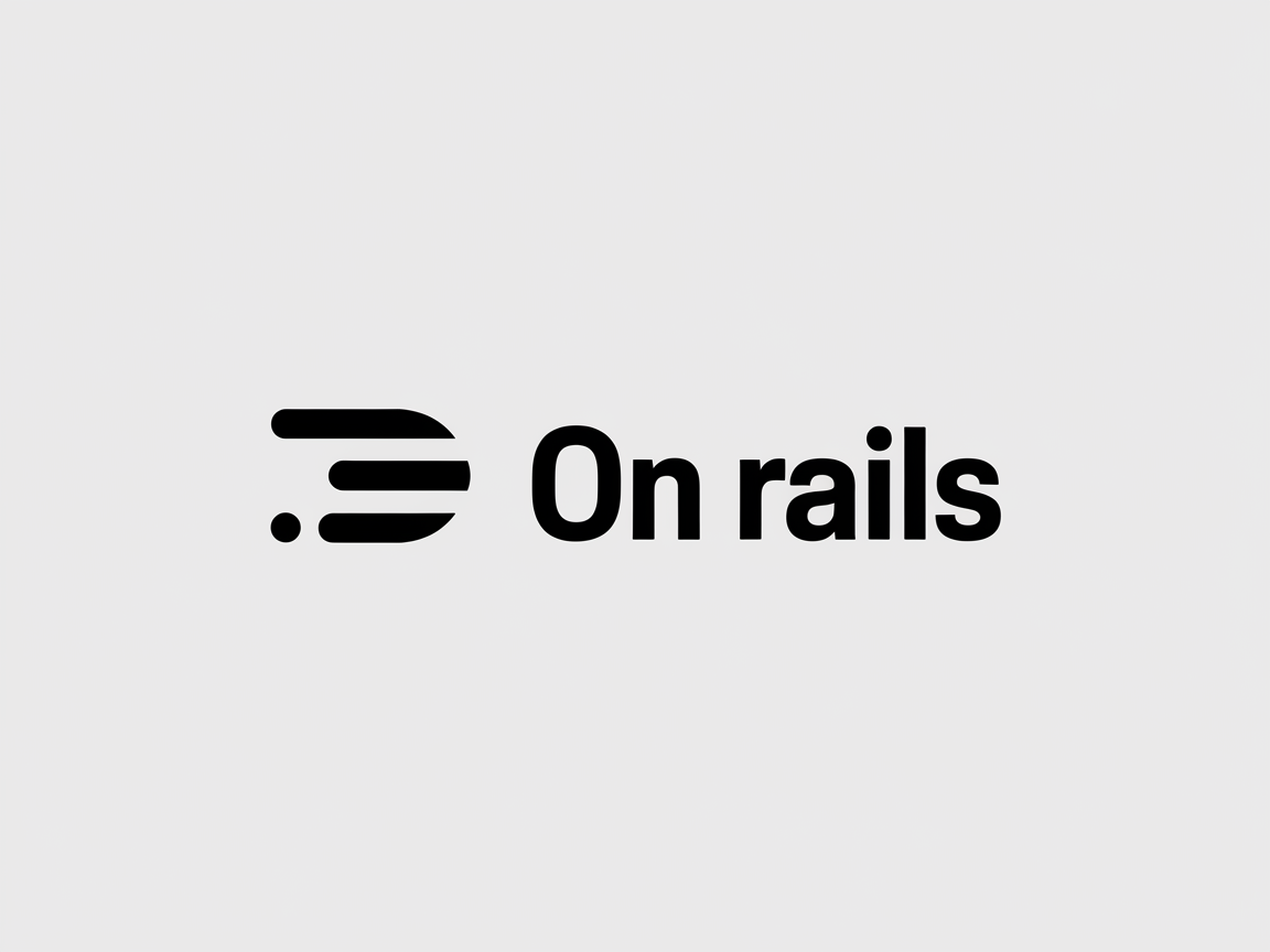 Diseño de Logo por Mukuuu para On Rails | Diseño #36383915