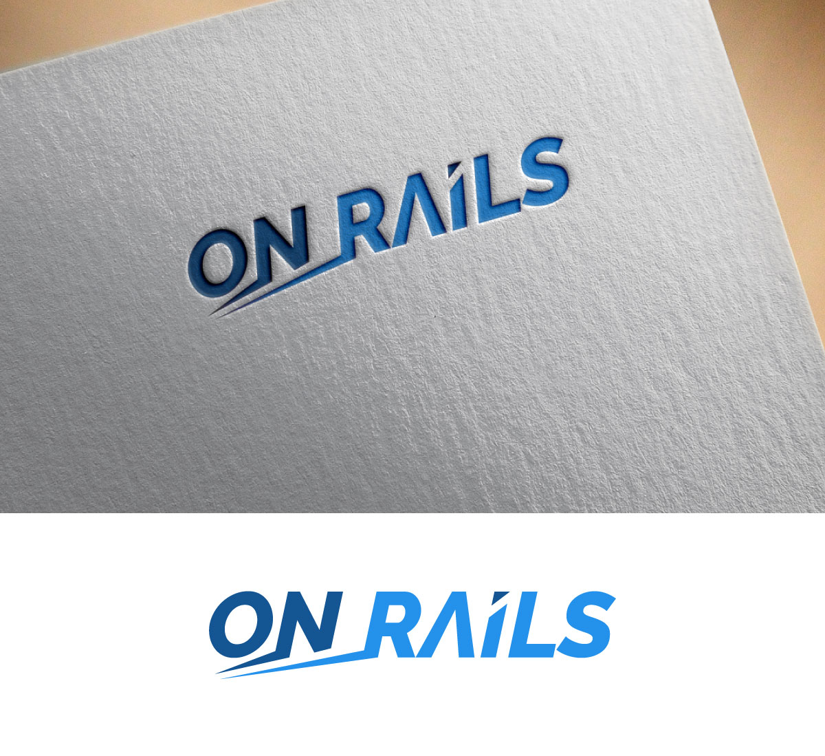 Diseño de Logo por InfiniteSketch para On Rails | Diseño #36387678