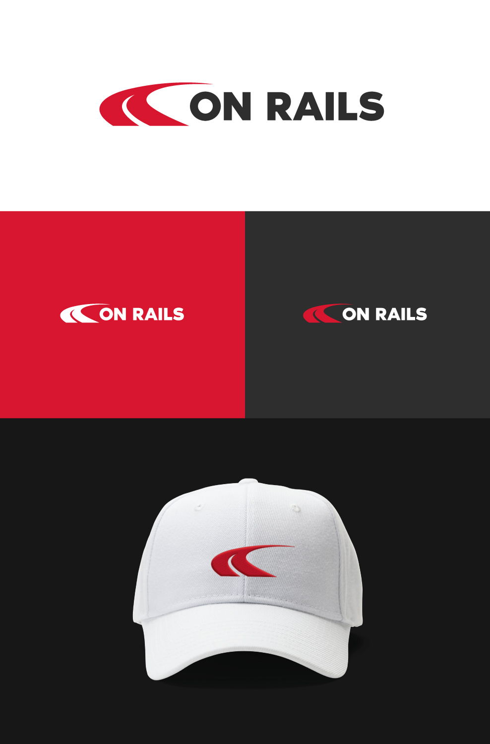 Diseño de Logo por saurov para On Rails | Diseño #36382091