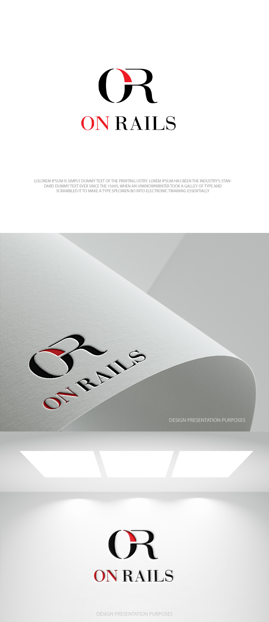 Diseño de Logo por zebronicgraphic para On Rails | Diseño #36380120