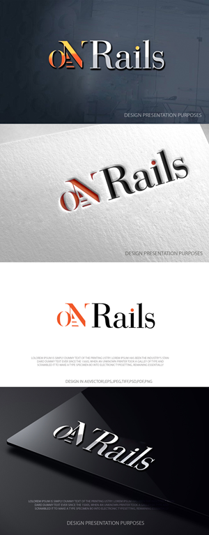 Diseño de Logo por zebronicgraphic para On Rails | Diseño: #36380336