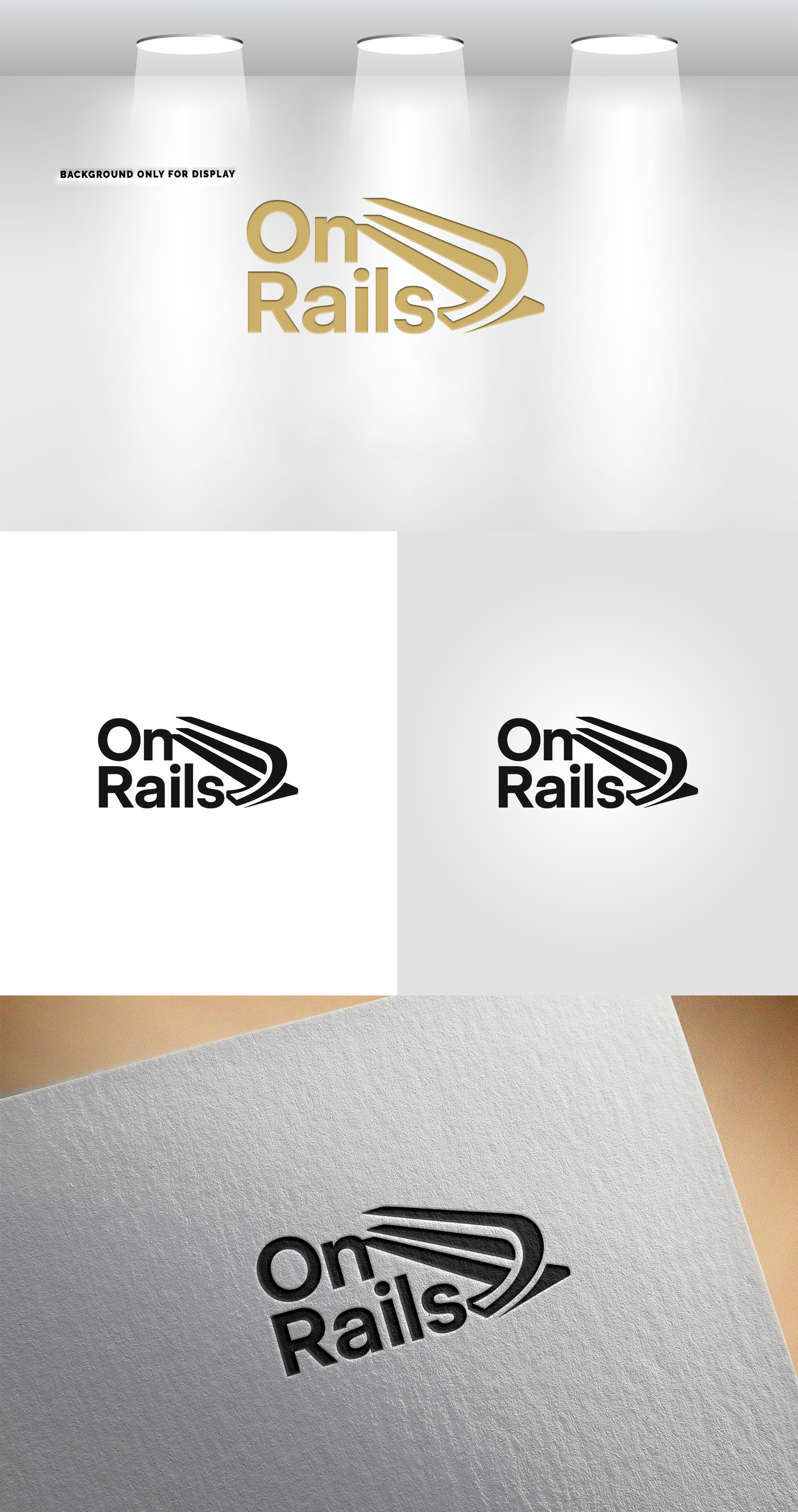 Diseño de Logo por Soonia para On Rails | Diseño #36380215