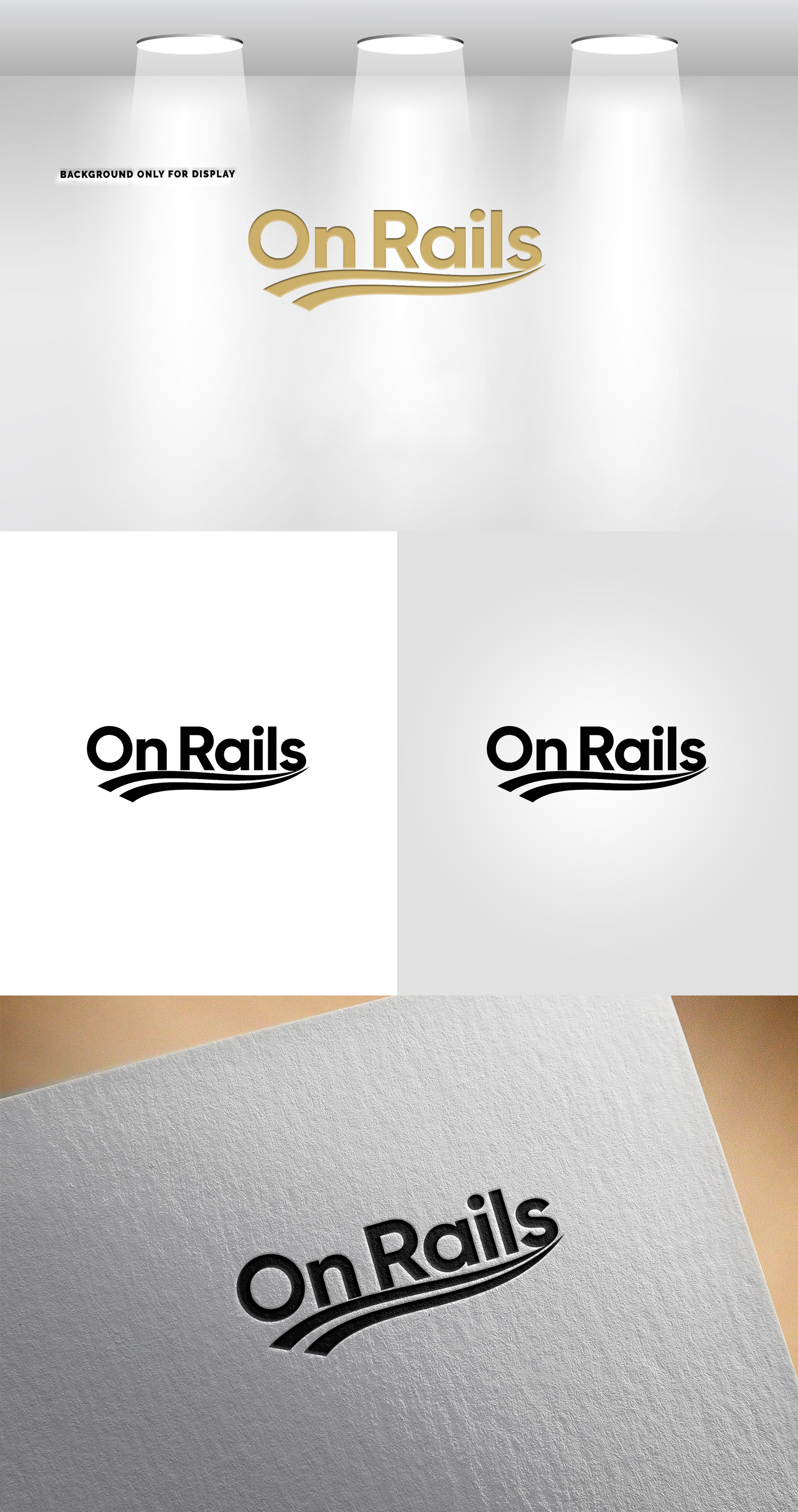 Diseño de Logo por Soonia para On Rails | Diseño #36380217