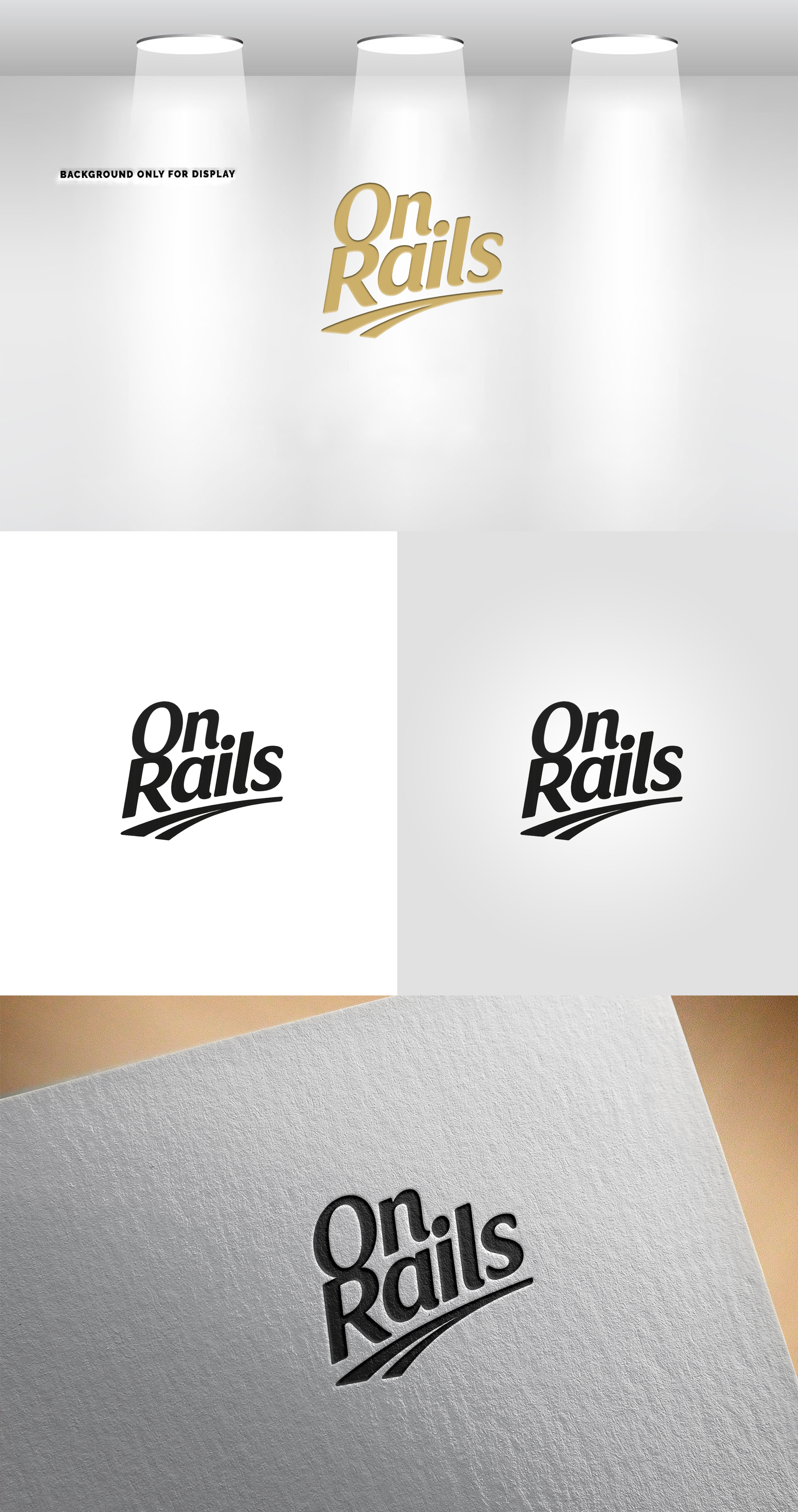 Diseño de Logo por Soonia para On Rails | Diseño #36380218