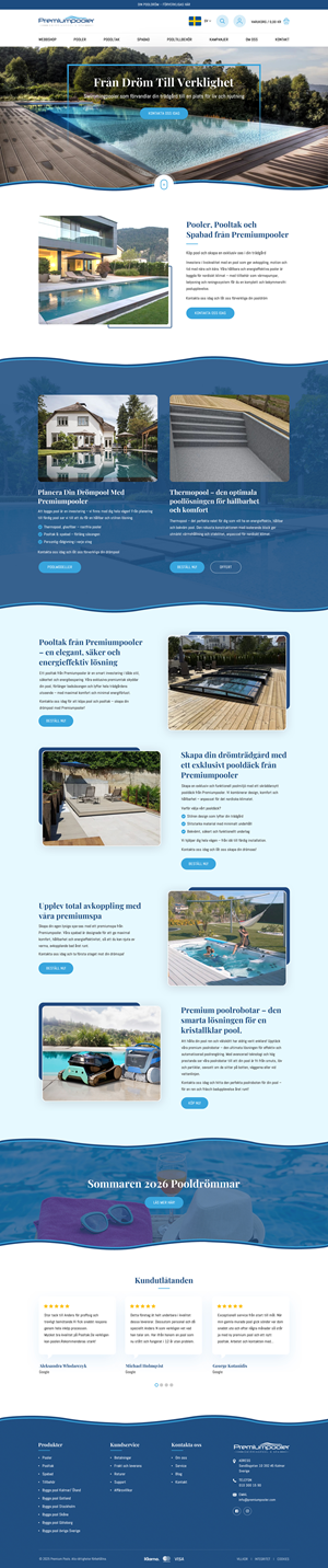 Web Design by Sbss for PLATINUMPOOLS | Design: #36387632