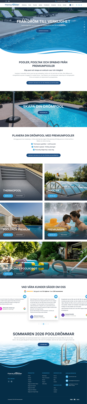 Web Design by Sbss for PLATINUMPOOLS | Design: #36387862