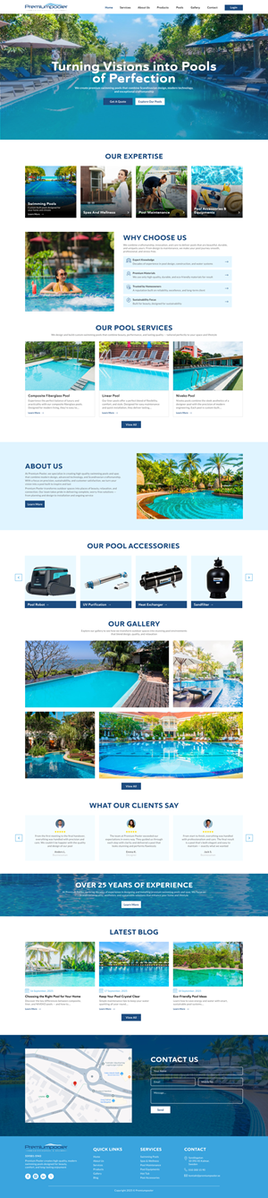 Web Design by creative.bugs for PLATINUMPOOLS | Design: #36394980