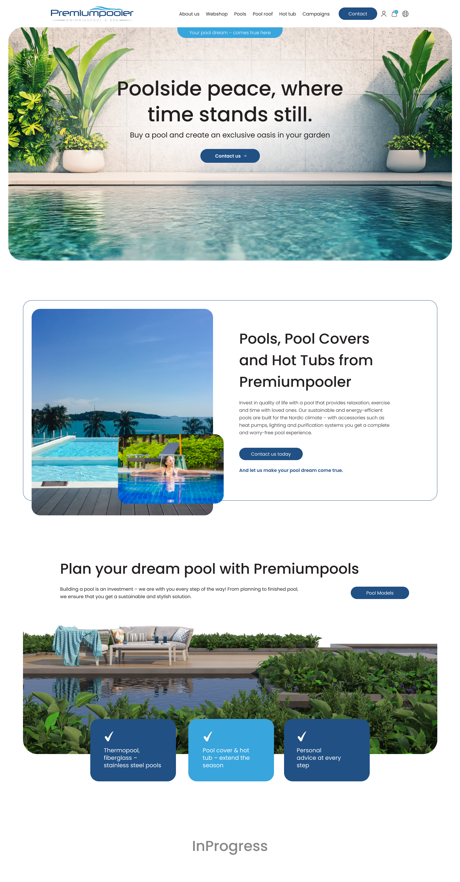 Web Design by TechWise for PLATINUMPOOLS | Design #36387951