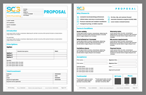 Word Template Design by Fine Graphics House