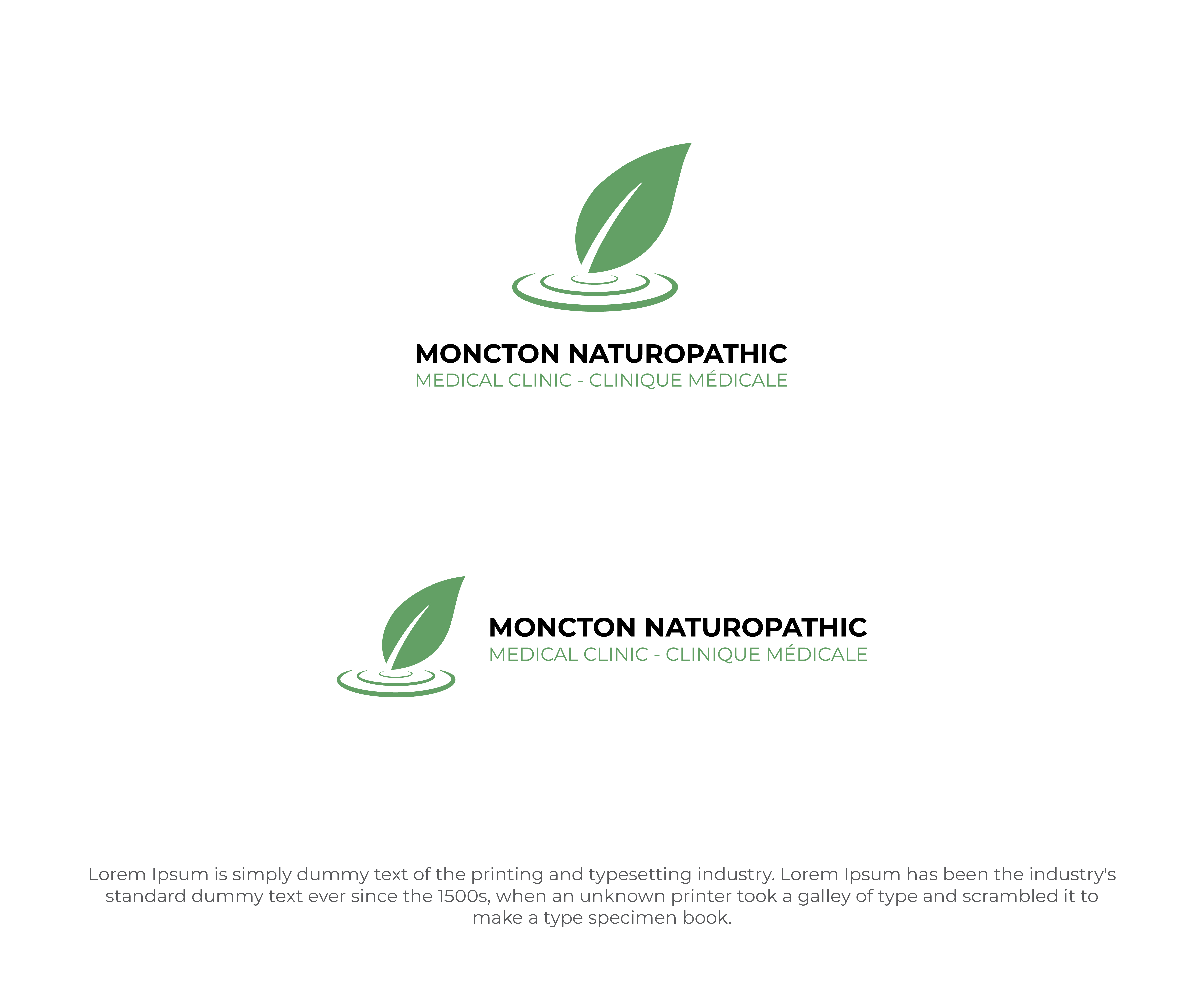 Logo Design by graphicrakib for Moncton Naturopathic Medical Clinic | Design #36466041