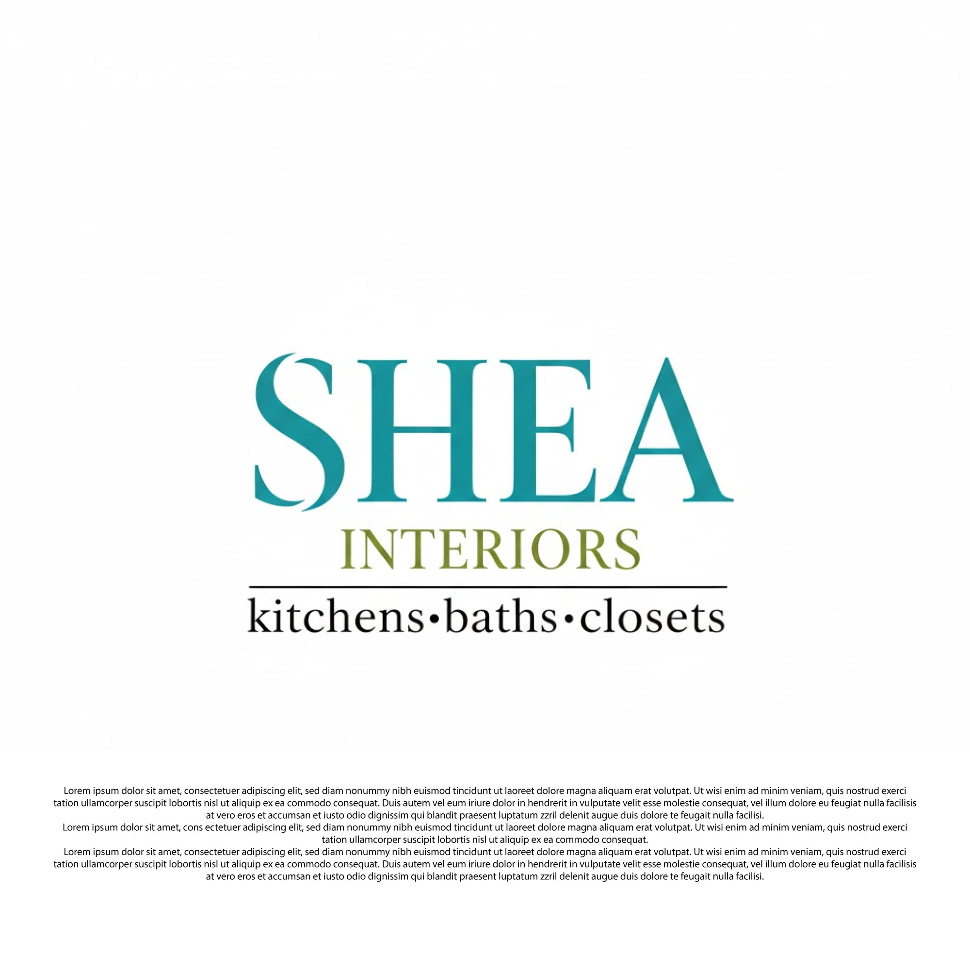 Logo Design by Amaira,s Creation for Shea Interiors | Design #36419328