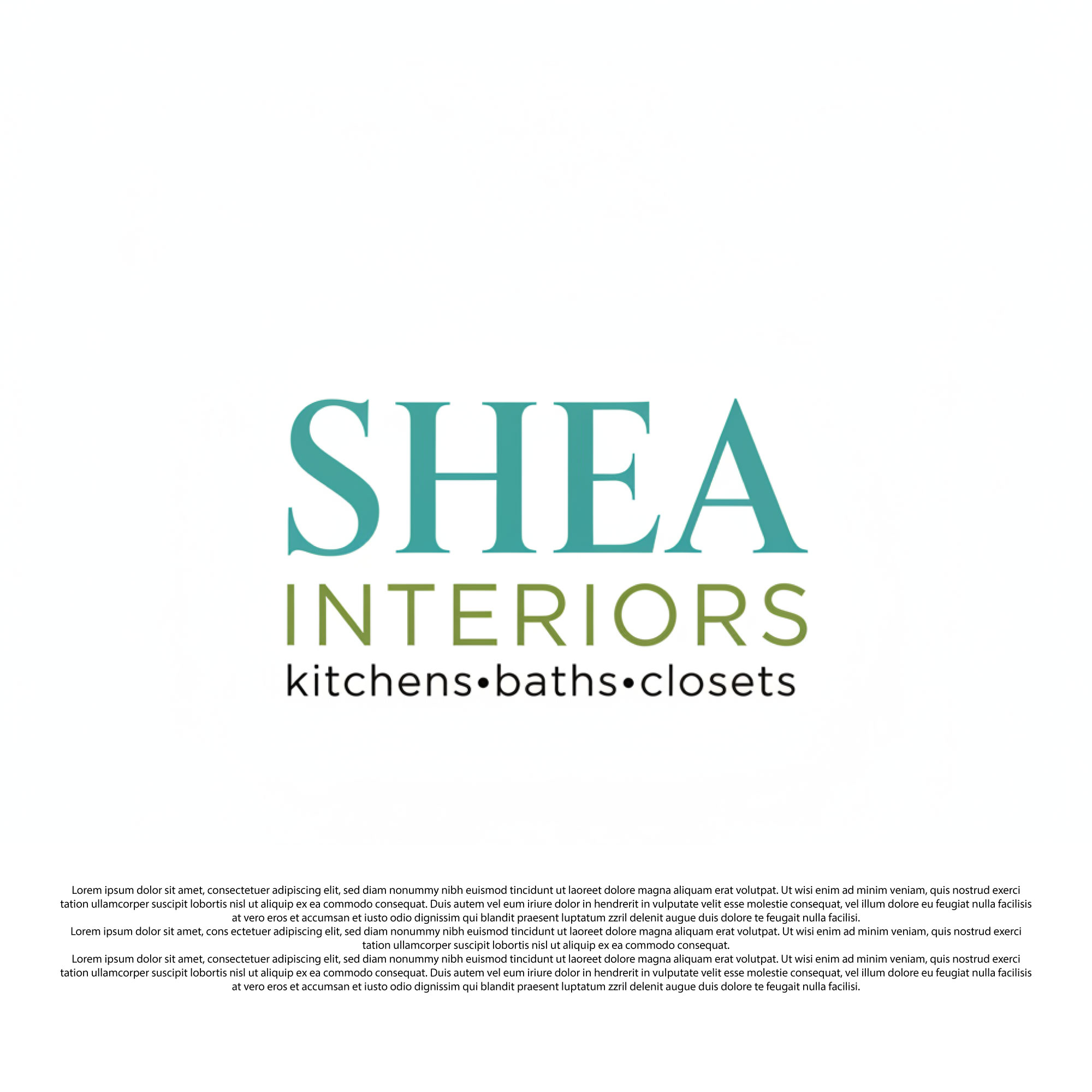 Logo Design by Amaira,s Creation for Shea Interiors | Design #36419329