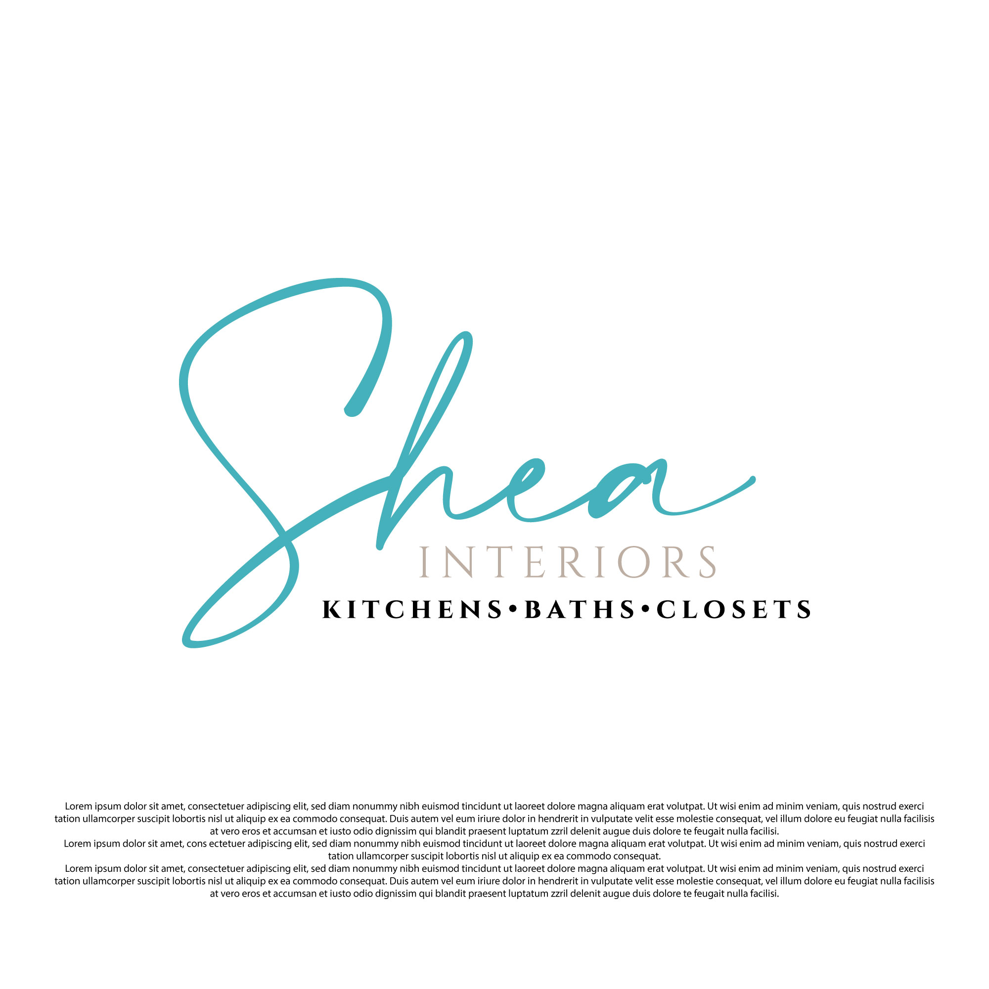 Logo Design by Amaira,s Creation for Shea Interiors | Design #36419331