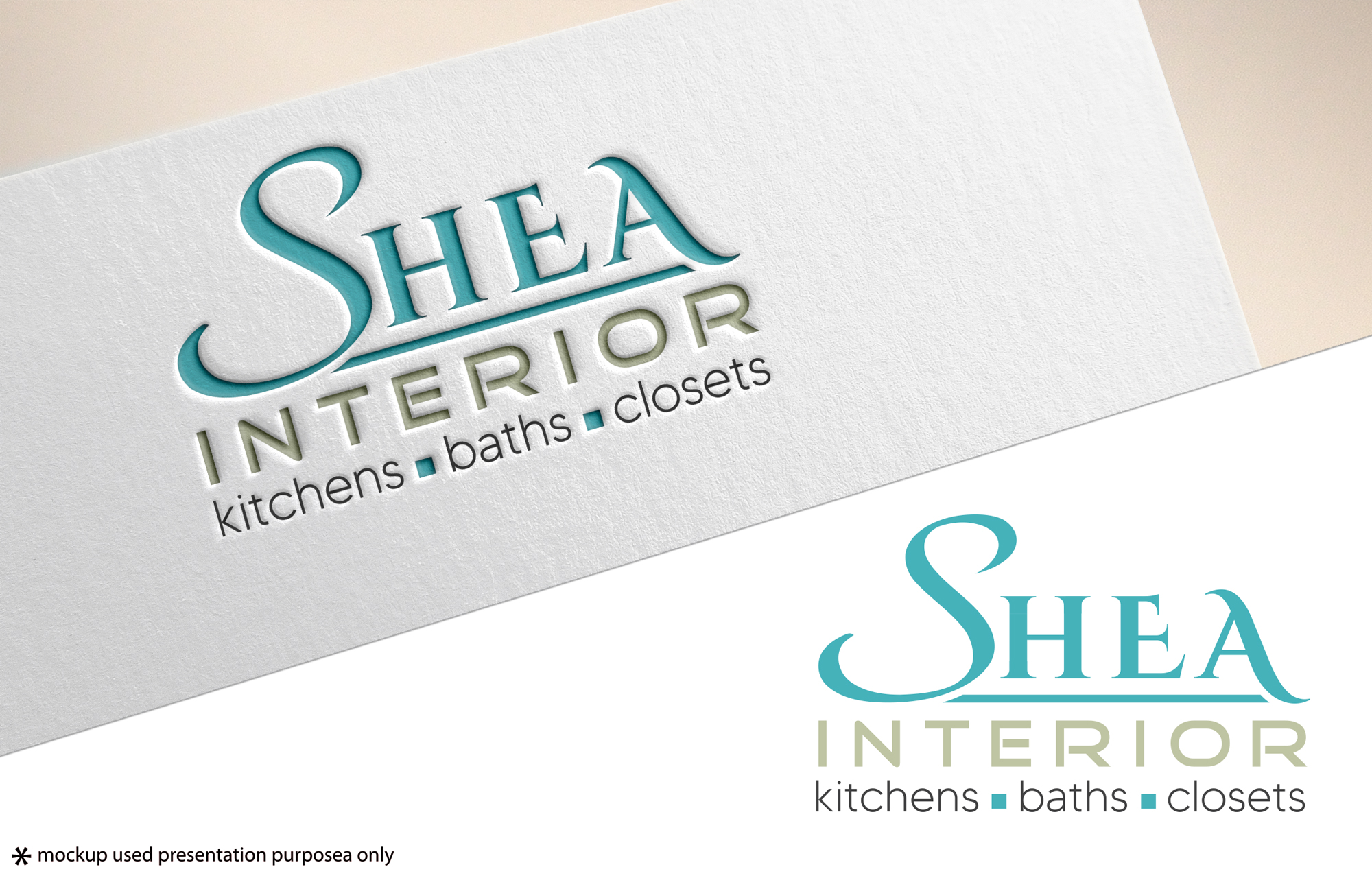 Logo Design by Rubia@ for Shea Interiors | Design #36391444