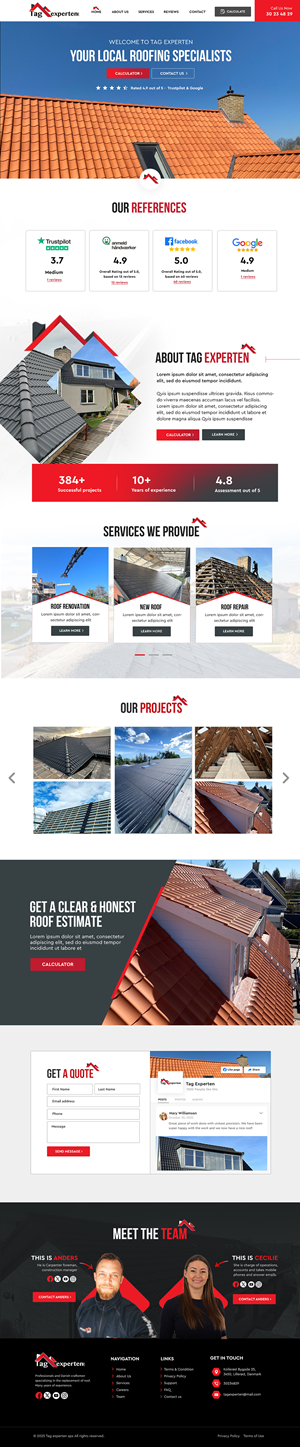 Web-Design von Blue Sparrow für dieses Projekt | Design: #36427353