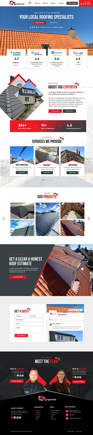 Web-Design von Blue Sparrow für dieses Projekt | Design: #36427398