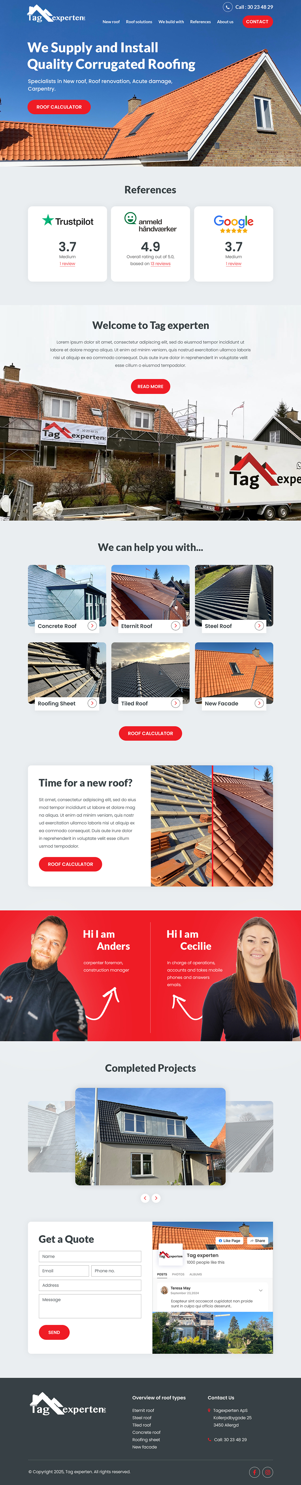 Web Design by Starlyn DS for this project | Design #36403681
