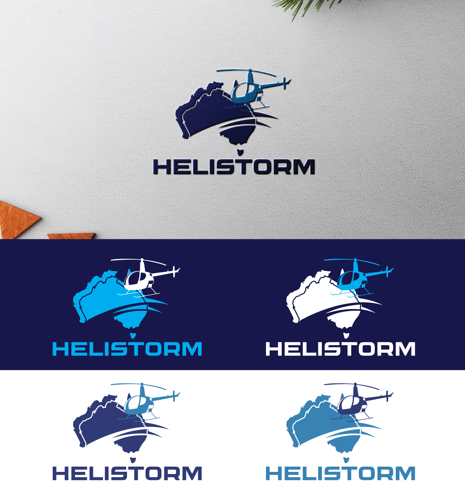 Logo Design by StromDesignHub for HELISTORM PTY LTD | Design #36396983
