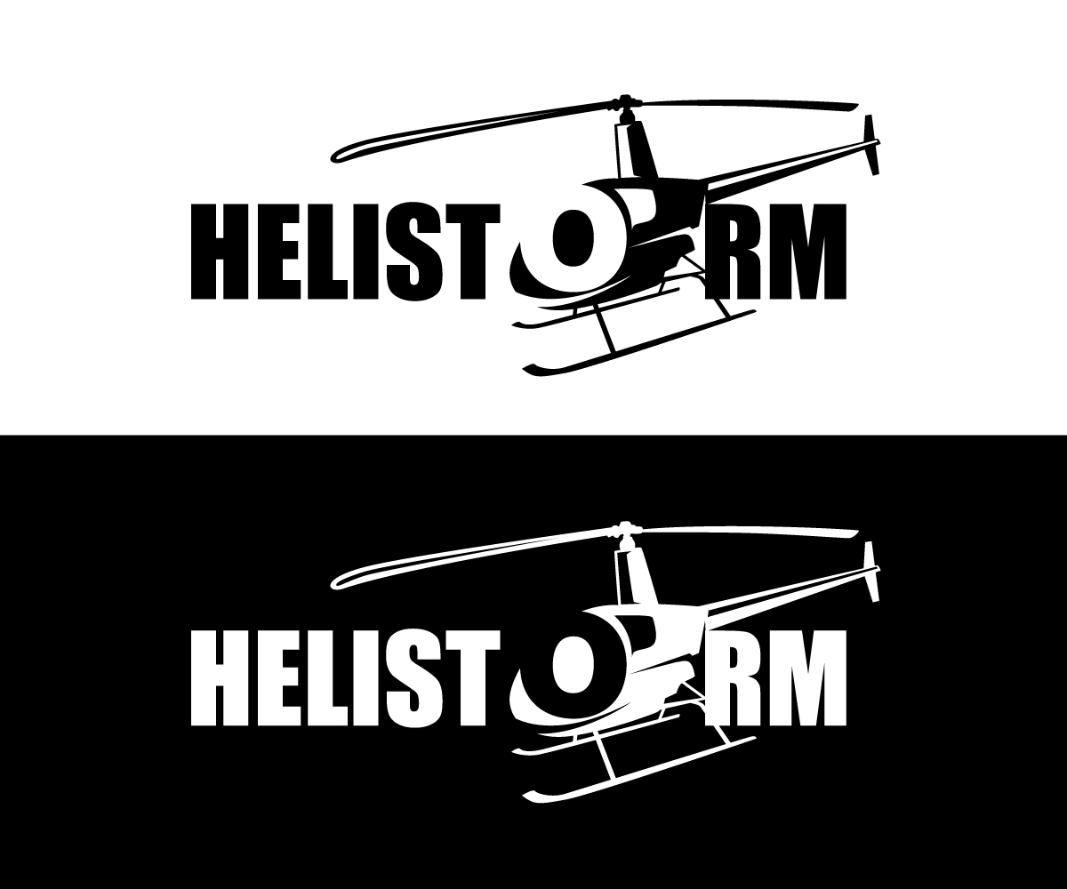 Logo Design by Paint-Tools for HELISTORM PTY LTD | Design #36396891