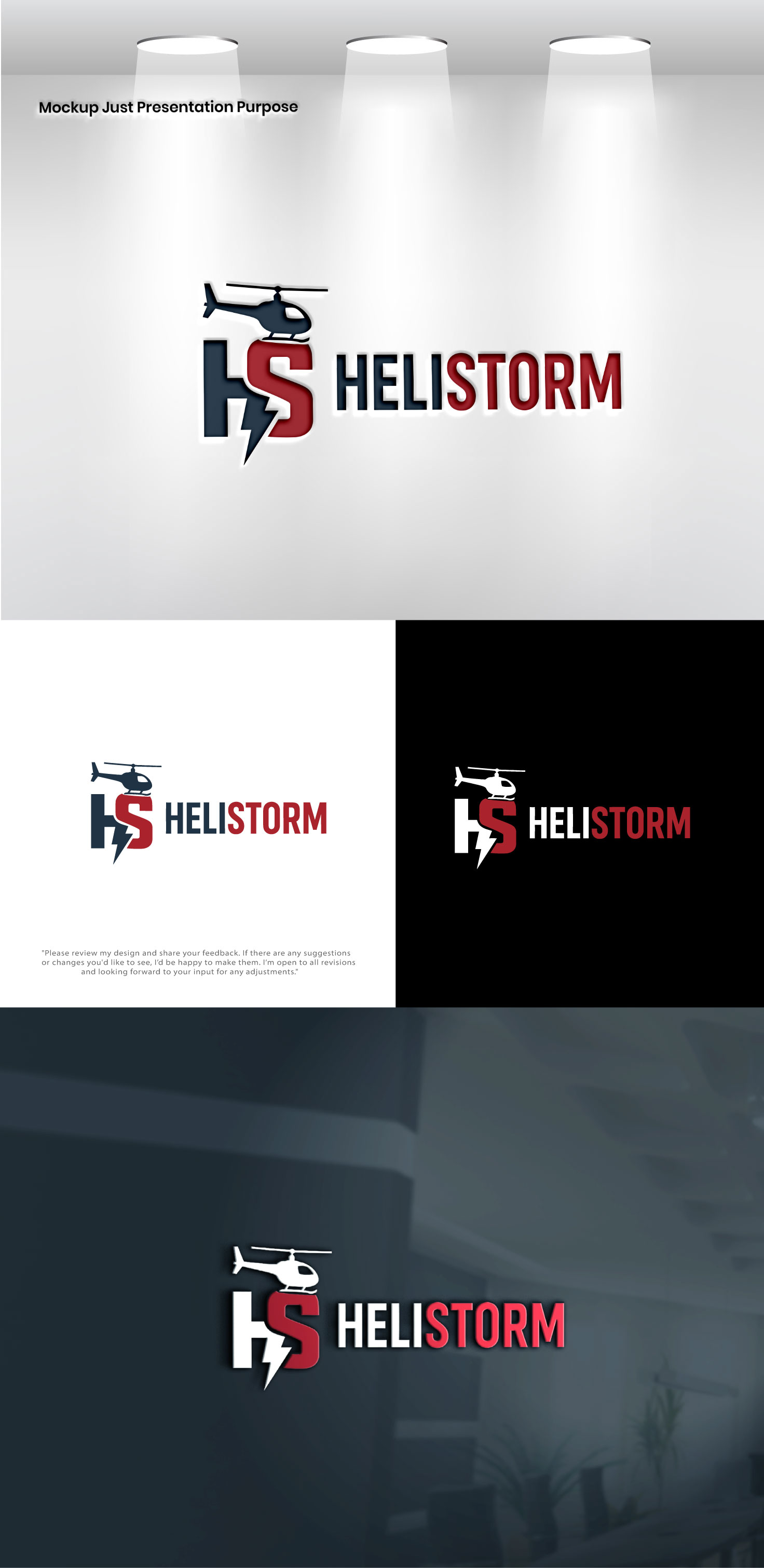Logo Design by VectorForge for HELISTORM PTY LTD | Design #36397881