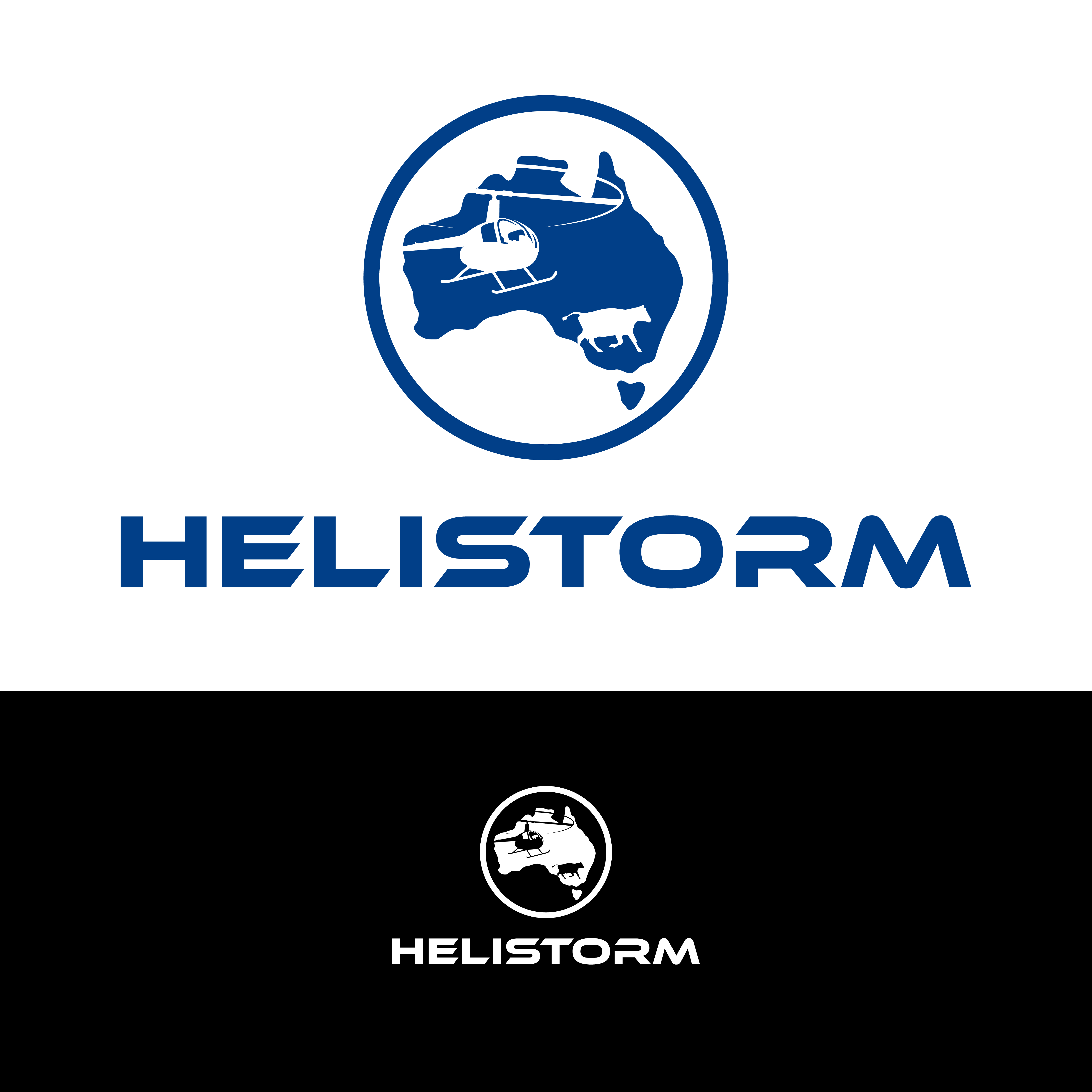 Logo Design by John Mark Arts for HELISTORM PTY LTD | Design #36392410
