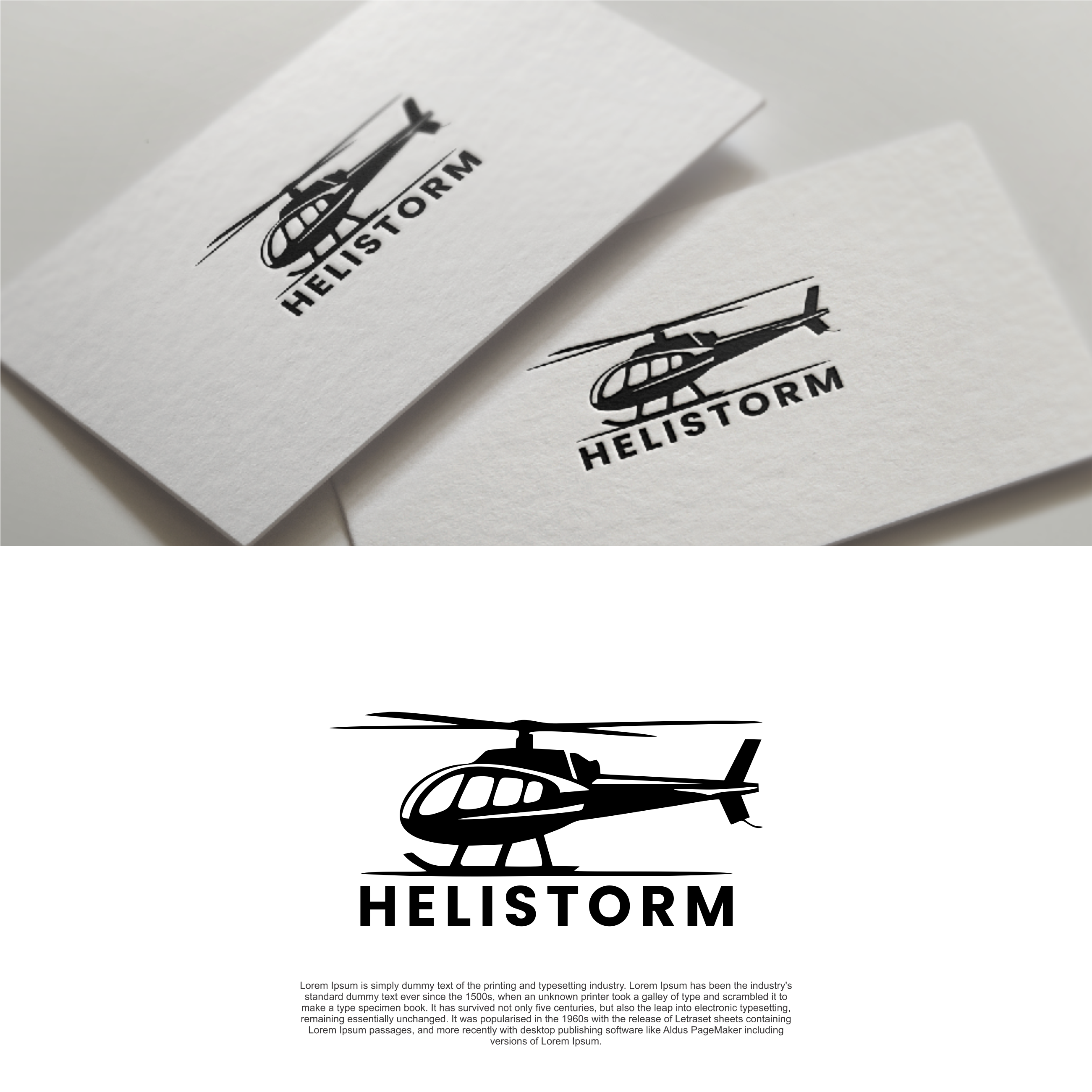 Logo Design by diego costa for HELISTORM PTY LTD | Design #36396703