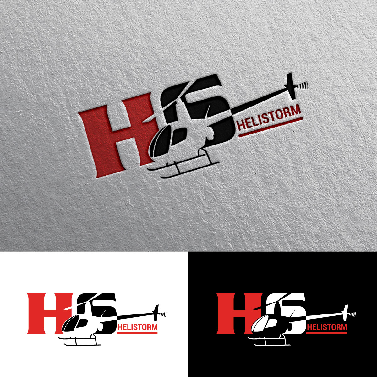 Logo Design by Alex Henry for HELISTORM PTY LTD | Design #36392507